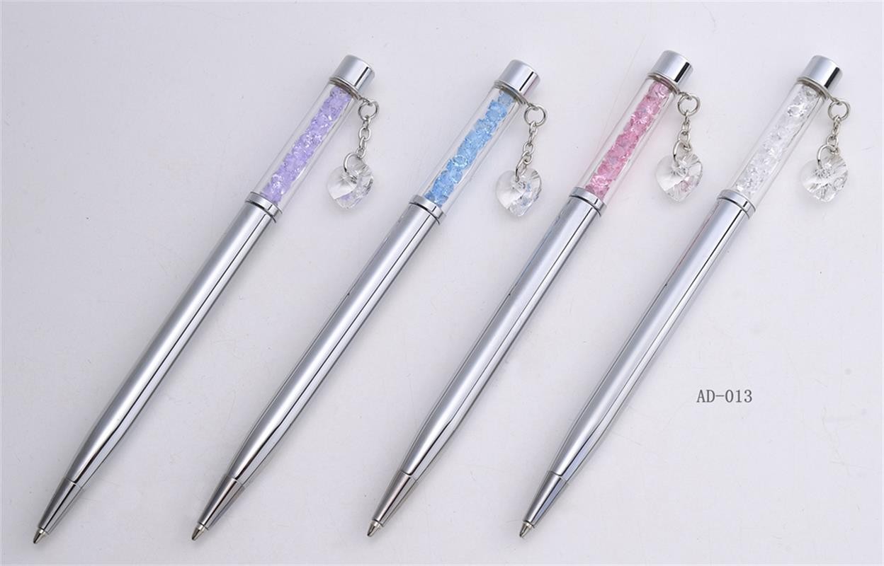 Exquisite ultra-thin crystal ball pen AD-013
