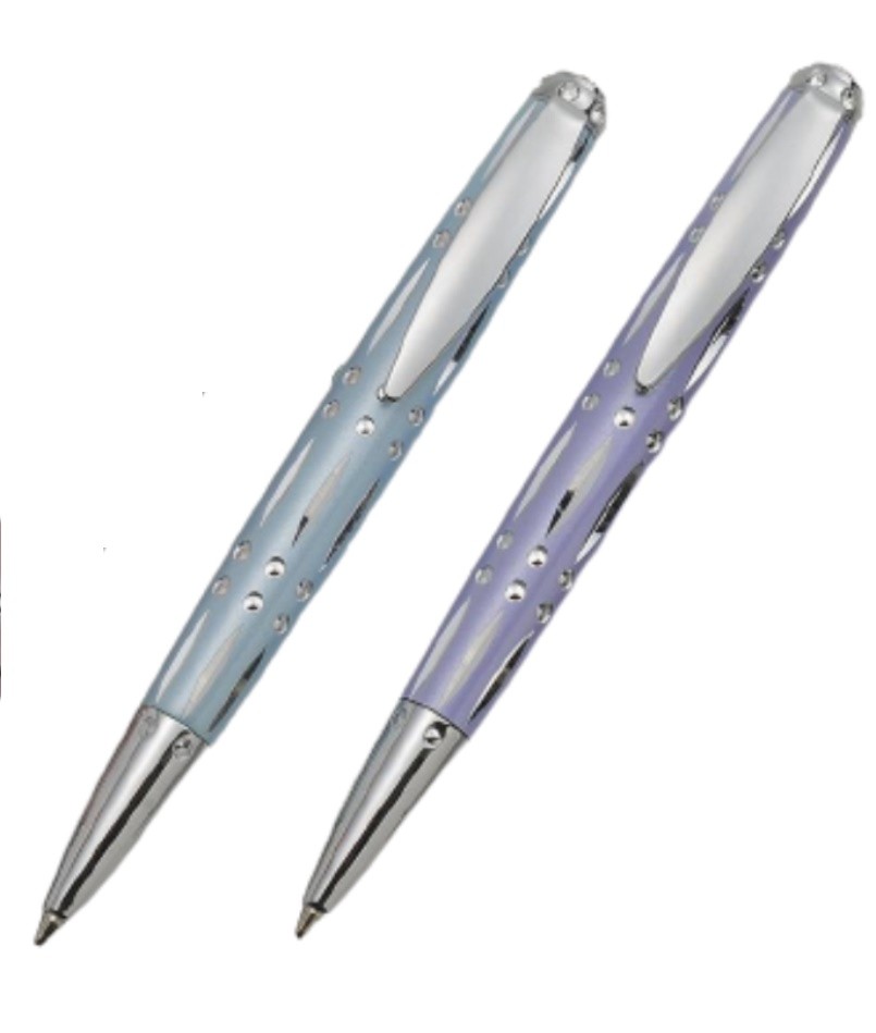 Aluminium Metal Pearlescent Diamond Cut Luxury Ballpoint Pen B21C-LD